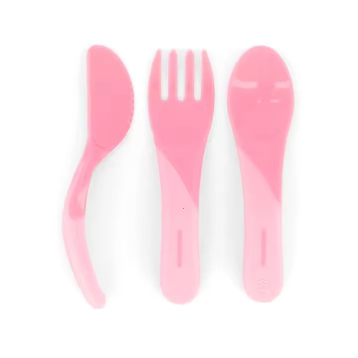 Twistshake Set Cubiertos Aprendizaje +6M Rosa - 1