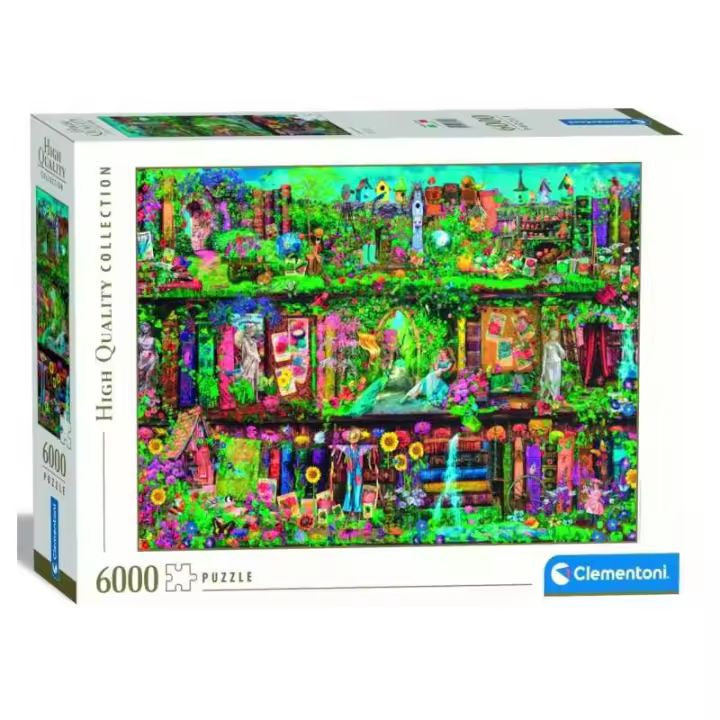 Puzzle 6000 piezas Estantes de Jardines Clementoni - 1