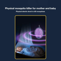 Lampara Repelente De Mosquitos Recargable USB Portátil Con Luz UV Y Eliminador De Insectos 3000V Para Exterminio De Mosquitos - details 4