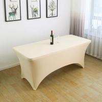 Enagua De Mesa Elástica Para Boda Fiesta Cumpleaños Decoración De Mesa Al Aire Libre Barra De Cócteles Telas De Tule Impermeables De Poliéster/Celulosa - details 17