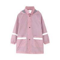 Chaqueta Impermeable Para Niños Con Gorro Y Bolsillo Para Actividades Al Aire Libre En Primavera Y Otoño Color Sólido - details 3