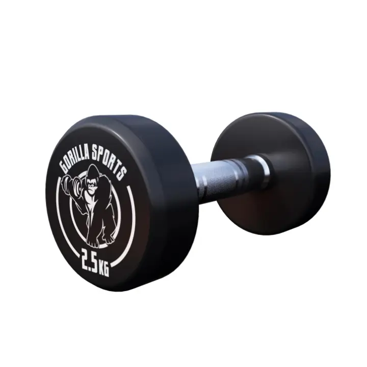 Gorilla Sports Mancuerna fija redonda - 1