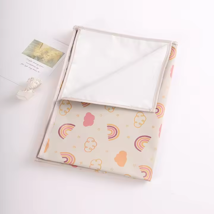 Mantel De Cambio De Pañales Para Bebés Suave Y PU Impermeable a Prueba De Fugas Lavable Para Recién Nacidos Almohadillas De Orina Reutilizables Para Picnic Y Viajes - 1