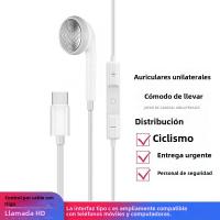 Auricular USB-C Single-Side Con Micrófono Para iPhone 16 15 Samsung Xiaomi Huawei Y Más Auricular De Un Oído Con Control De Volumen - details 0