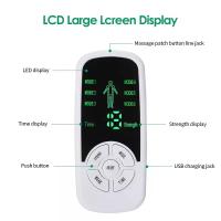 Estimulador muscular Eléctrico therapy digital decenas masajeador micro Corriente 6-velocdad, almohadilla de 4 electrodos, Salud Cuerpo Meridian masajeador - details 3
