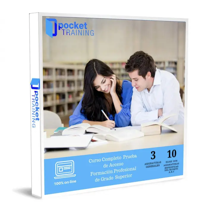 Libro CURSO PREPARATORIO DE ACCESO A FORMACIÓN PROFESIONAL DE GRADO SUPERIOR. Editorial POCKET TRAINING Año 2019 Autor HESI PROFESSIONAL CONSULTANCY, S.L. ISBN 9788412046991 - 1