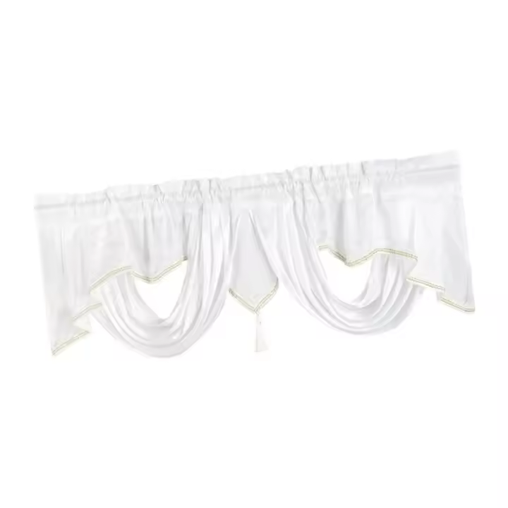 Valance De Cortina Boho Con Bolsa Para Rodillo Para Pared Cortina Corta Para Baño Dormitorio Sala De Estar Cocina Basamento - 1