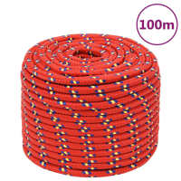 vidaXL Cuerda de barco polipropileno 12 mm 100 m cuerda Color Amarillo,  Azul,  Blanco y azul y mas - details 4