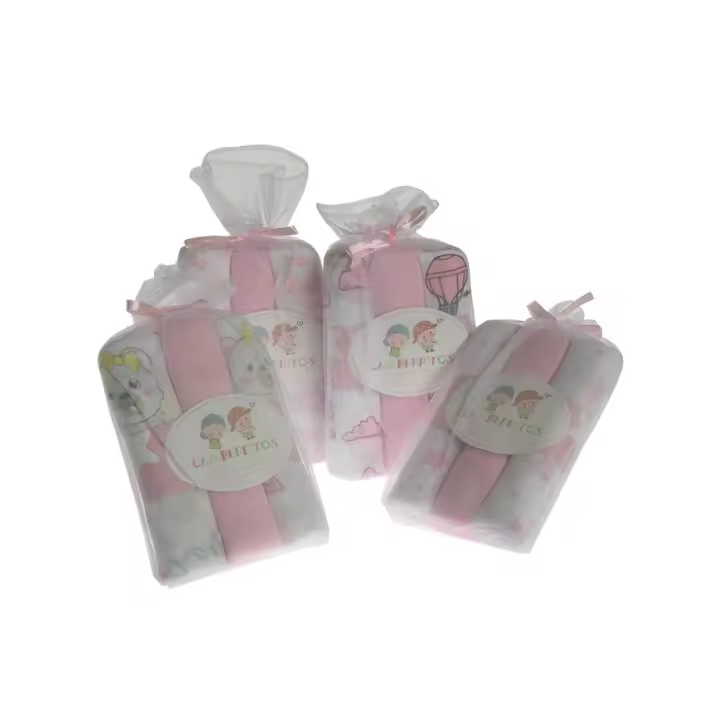 pack de 3 gasas de bebe de algodon - 1