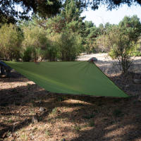 FLAME'S CREED Tarp Ultraligera MINI Para Acampar Cubierta Solar Matriz De Tenda Fiel De Nylon 15D Con Silicona - details 1