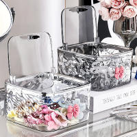 Organizador De Accesorios De Pelo Caja De Almacenamiento Transparente Para Cinturones De Cabello Lazos Algodón Organización De Cajas Y Contenedores Para Ropa Y Hogar - details 1