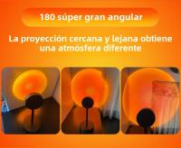 Lámpara De Puesta De Sol USB Proyector De Ambiente Para Decoración De Habitaciones Y Salones Luz Nocturna Para Bar Y Fotografía - details 19