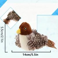 Juguete Interactivo Para Gatos Pájaro Volador Con Alas Movientes Sparrow Con Menta Simulación De Pájaro Juguetes Para Gatos - details 10