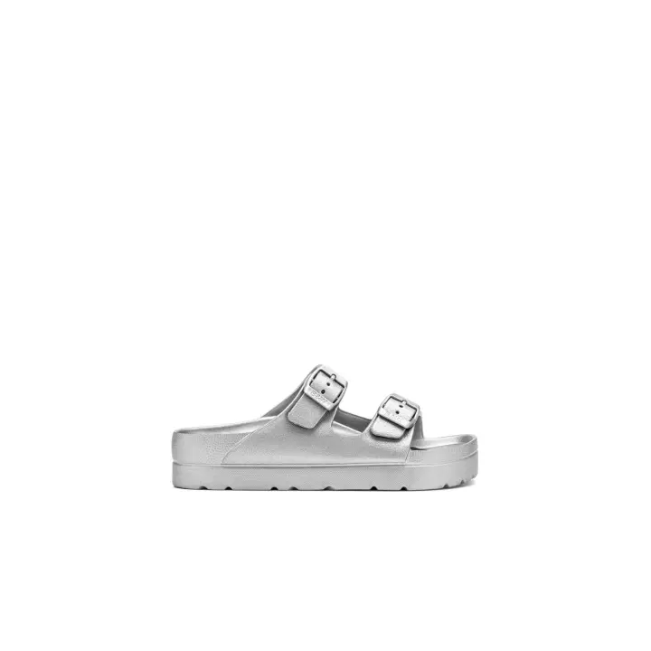 B&W Break&Walk - Sandalias Cómodas para Mujer y Niña - Verano - (Plata / Talla 36) - 1