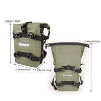 Bolsas De Bumper Para Motocicleta 2PCS Impermeables 5L-8L Universal Para Almacenamiento De Herramientas Y Barra De Choque - details 3