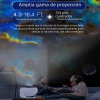 Proyector De Noche Estelar Galaxia Planetas Con 12 Discos De Película Rotación 360° Decoración Para Habitación De Niños Planetario Incluye Luz LED Fuente De Alimentación DC 5V - details 1