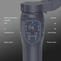 Gimbal Portátil L7CPro De 3 Ejes Con Rastreo De Rostro AI Y Luz De Relleno Para iPhone/Android Ideal Para Vlogs Estabilizador Antisucción - details 3