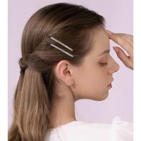 10 horquillas pequeñas con cristales transparentes y brillantes para el pelo, accesorios para el pelo de boda, pinzas para el pelo. - details 3