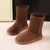 Botas De Nieve Para Mujer Talla Grande 44 Botines De Invierno Impermeables Y Cálidos Con Plataforma Casual Slip on 2024 Moda - details 1