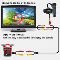 Cable De Video AV RCA Para Cámara Trasera Y Monitor De Coche Fácil Instalación Extensión De Video Y Alimentación DC Para Encendedor De Coche - details 0