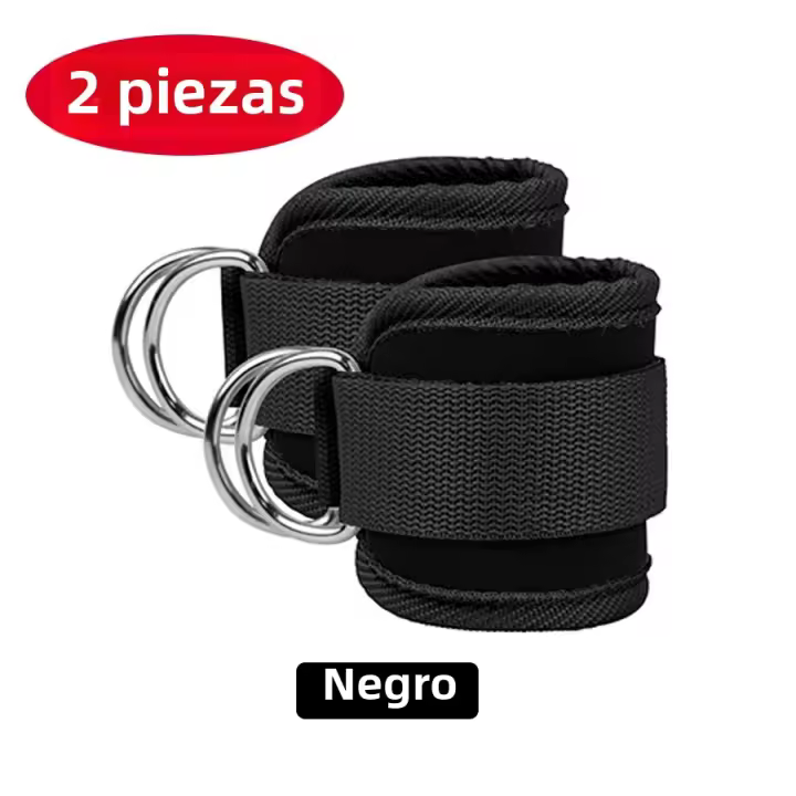 Cinturones De Apoyo Para Tobillo Ajustables Con Anillo D En Fitness Y Gimnasio Malla De Seguridad Con Hebilla Para Ejercicios De Piernas Y Abductores - 1