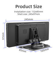 Reproductor Multimedia Portátil Para Coche Con Pantalla Táctil HD 10.26'' Carplay Wifi Sin Cable Pantalla De GPS Universal - details 14