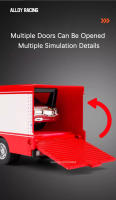 Modelo De Camión De Contenedores 1:64 De Aleación Miniatura Juguete Diecast Vehículo Metálico Con Retroceso Regalo Para Niños - details 6