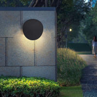 Lámpara De Pared LED Moderna Para Interior Y Exterior Impermeable Creativa Para Decoración De Jardín Y Patio Fuente De Alimentación AC90-260V - details 6