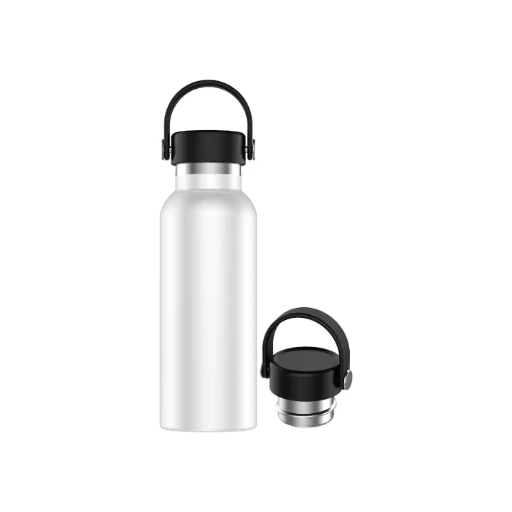 Mikomika Botella Termo de Agua Acero Inoxidable con Asa - Botella Térmica Reutilizable (+40 Colores) | Sin BPA | Mantiene 24H Frio / 12H Calor | Termo y Hermética - Doble Pared al Vacío a Prueba de Fugas | Mikomika termo (MS500 MS750) - 1