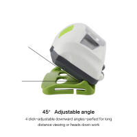 BORUiT Linterna De Corbata LED Mini Potenciada Por Batería AAA Luz Roja Impermeable Para Camping Y Senderismo - details 3