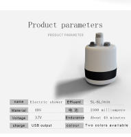 Portátil Recargable por USB Ducha de Camping - details 3