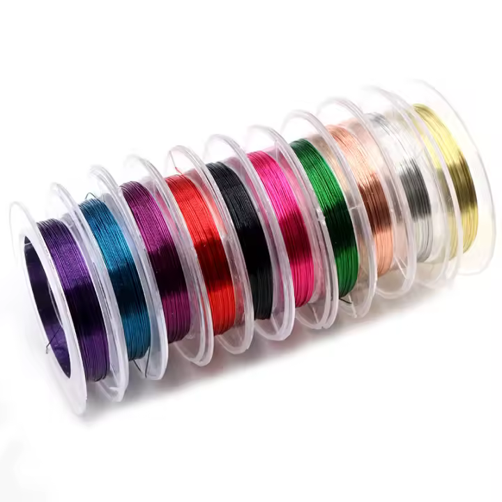 Cuerda De Hilo Para Joyería DIY 10 Rolls De 100 Metros Diámetro De 0.3 0.4 Herramientas De Encaje Resistente Al Desgaste - 1