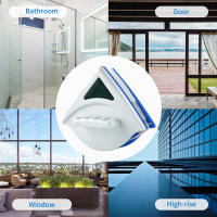 Cepillo De Limpieza Para Ventanas De Vidrio Magnético Doble Cara Herramienta De Limpieza Triangular Para Superficies De Vidrio - details 5