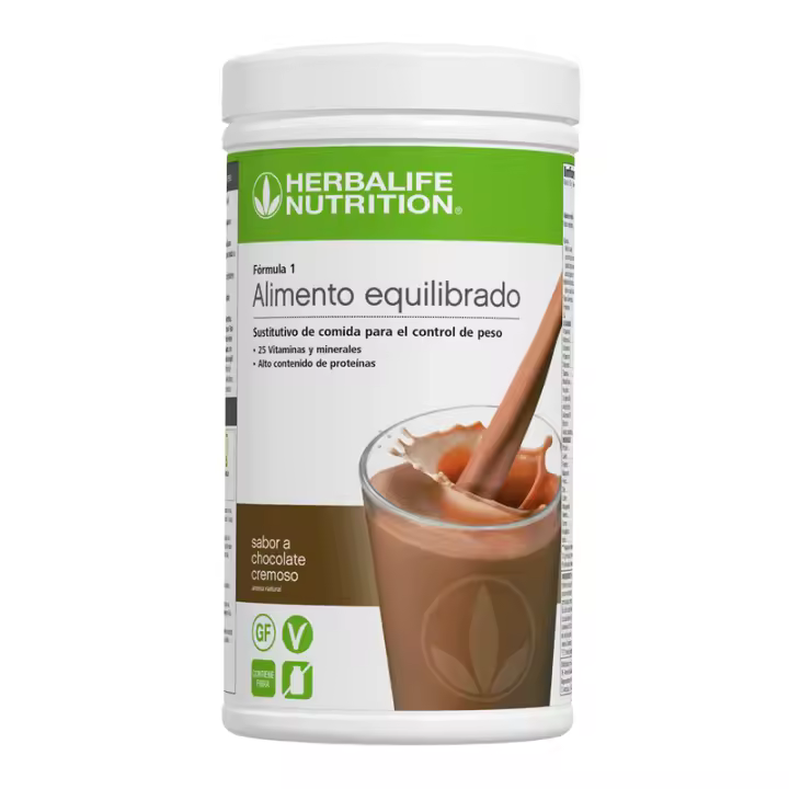 HERBALIFE BATIDO CHOCOLATE , alimento saludable con proteinas 550 gr - 1