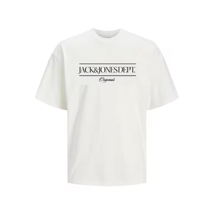 Camiseta Jack & Jones Hombre Mod Jorkean Moda Casual Informal Logo Estampado Ref 254303 - 1