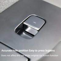 7Pcs Pegatinas De Botón De Elevación De Ventana Para Coche ABS Cromado Para Tesla Model 3 Model Y Accesorios 2016-2024 - details 3