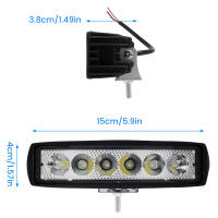 Barra De Luz LED Para Coche 12V 18W 6000K Brillante Luz De Trabajo LED IP67 Nieve Y Luz De Pista Blanca Faros off Road Luz Para Conducción - details 7