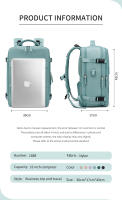 Mochila Para Laptop 15.6 Pulgadas Con USB Para Niñas Teenage Girl Mochila De Viaje Con Bolsa Para Zapatos Y Compartimento Para Computadora Material De Nylon - details 2