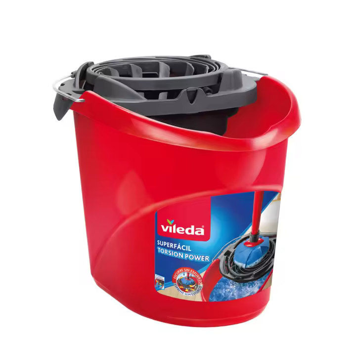 Cubo con escurridor superfacil 10 l - 1