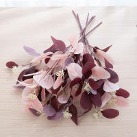 Rama De Eucalipto Artificial En Colores Azul Y Rosa Para Decoración De Bodas Y Hogar Arreglo Floral Silken Lavanda - details 7