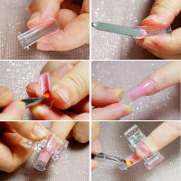 120pcs/box Tiras De Extensión De Uñas Acrílicas Completo Falso Nariz De Building Gel Herramientas De Arte De Uñas Forma Dual Moldes De Extensión De Uñas - details 12