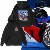 Sudadera De Capucha Para Hombre Honda RC30 1990 Motocicleta Customizada Para Clubes Al Aire Libre Con Capucha Estampado De Motocicleta Material De Algodón Otoño E Invierno - details 8