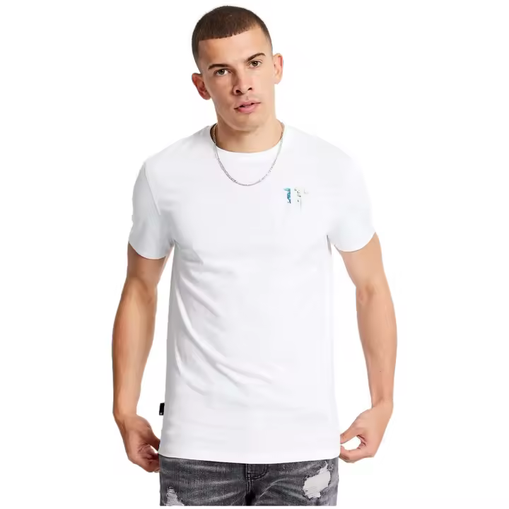 Camiseta de Manga Corta 11 Degrees  para hombre en color blanco - 1