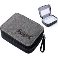 Caja Organizadora De Pastillas Semanal Para Viaje Porta Vitamina Y Suplemento Ecológico De Tela Rectangular 7-Días - details 8
