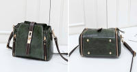 Nueva Llegada Bolso De Hombro De Cuero PU Para Mujer Color Sólido Bandolera Pequeña Monedero Con Cierre De Cremallera - details 19