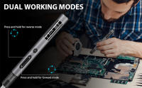 Juego De Destornilladores Eléctricos De Precisión 59 En 1 Con 54 Piezas Magnéticas 3 Ajustes De Torque Luz LED Digital Pantalla Herramienta De Reparación - details 1