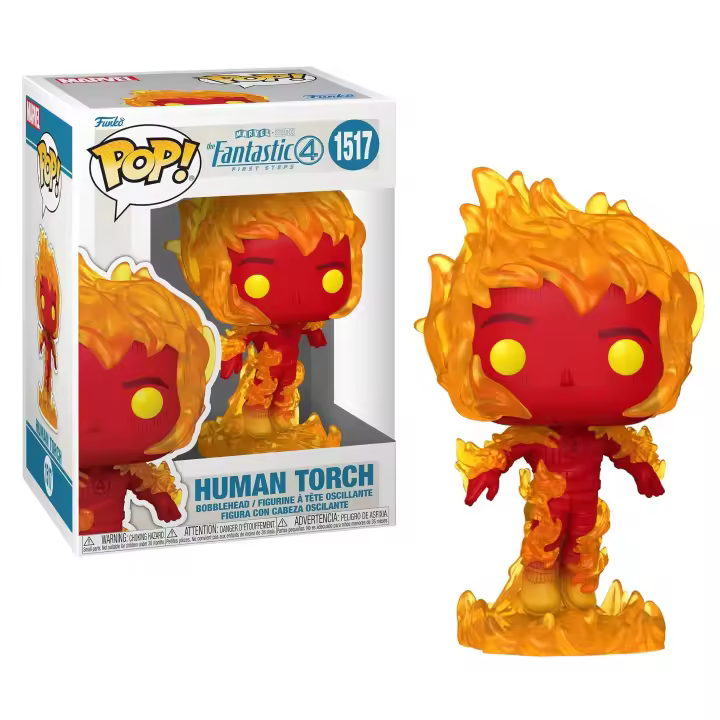 Funko Pop Human Torch Fantastic Four (2025) 1517 - 1