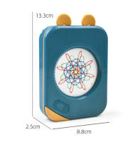 Juego De Dibujo Spirograph 27Pcs Con Círculos Interlockeados Y Bolígrafos Accesorios De Pintura Diseños Espirales Regla Geométrica Juguetes Para Niños - details 9