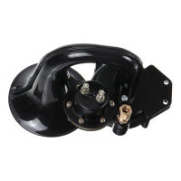 Bocina De Aire Para Coche Barco Motor Scania Volvo 48W 12V-24V 300dB Modificación Altavoz Bocina De Mariposa Negra ABS + Metal - details 7