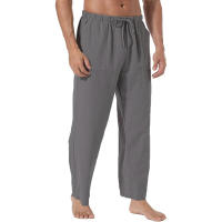 Pantalones Grandes King Billion Para Hombre Algodón Y Lino Estilo Ingles Rectos Cierre Elástico Casual Comodidad Talla Media - details 7